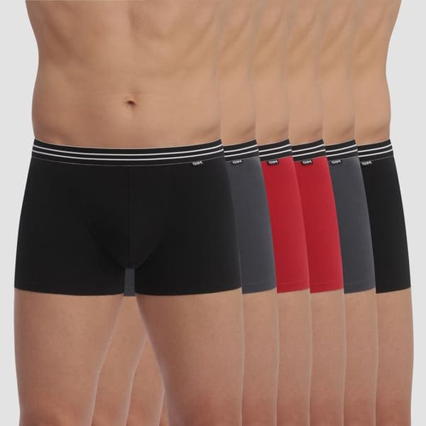 6-pack andningsbara bomullsboxers EcoDim