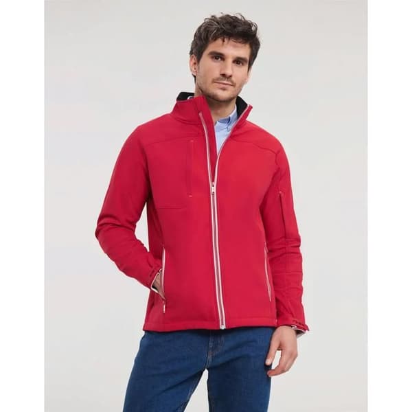 Russell Athletic Bionic softshell-jacka - klassisk röd