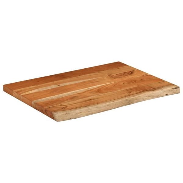 vidaXL Badrumsbänk 80x60x2,5 cm rektangulär akacia 370260