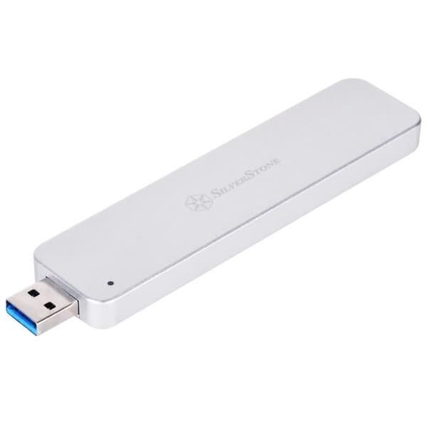 Extern hårddiskhölje - SILVERSTONE - SST-MS09S - USB 3.1 Gen 2 - Aluminium - Kompakt