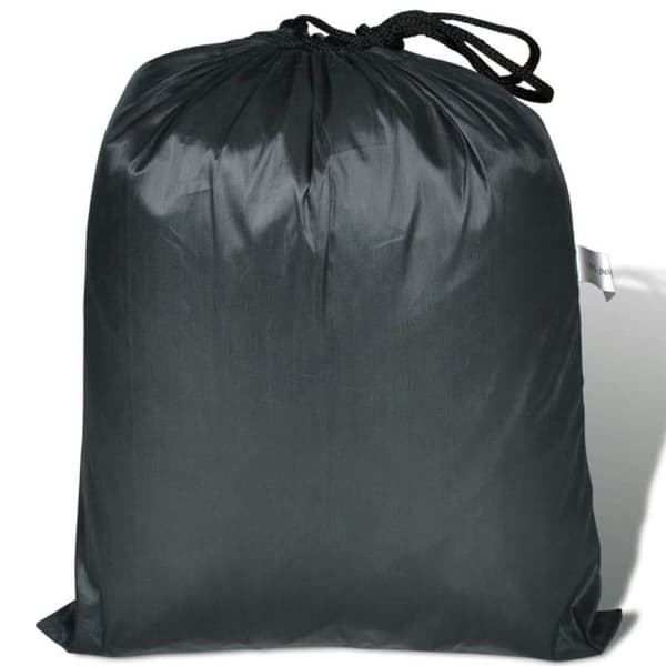 vidaXL Motorcykelskydd Grå Polyester