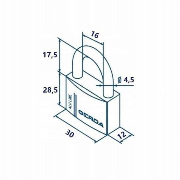 Cadenas Gerda CADENAS Ã ANSE I ALUMINIUM KAP S30