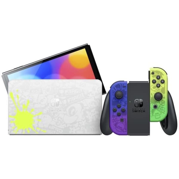 Nintendo Switch-konsol - OLED-modell • Splatoon 3 Limited Edition