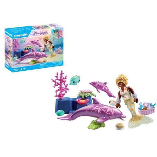 PLAYMOBIL 71501 Sjöjungfru med delfiner