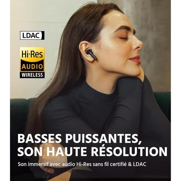 Hörlurar - Edifier - W260NC - Bluetooth 5.3 - Aktiv Brusreducering - In-ear