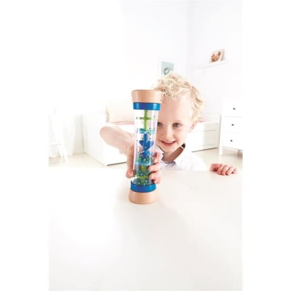 Blå regnpinne - HAPE - Rattle - Sensorisk utveckling - Blandat