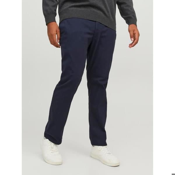Jack & Jones Marco Dave stora storlek chinos - marinblå