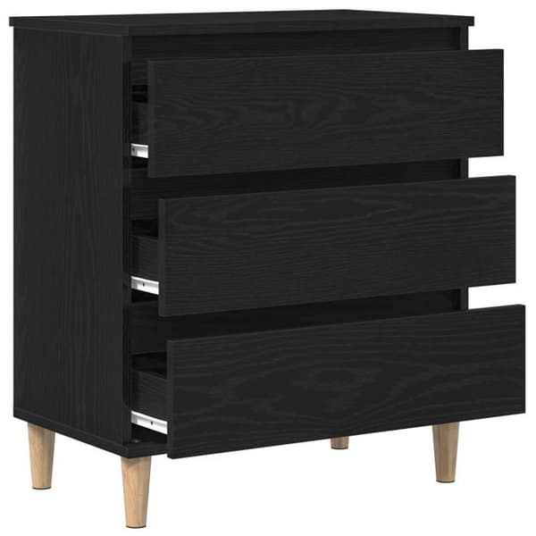 Buffé Noir Ek 60x35x70 cm Ingenjörsträ