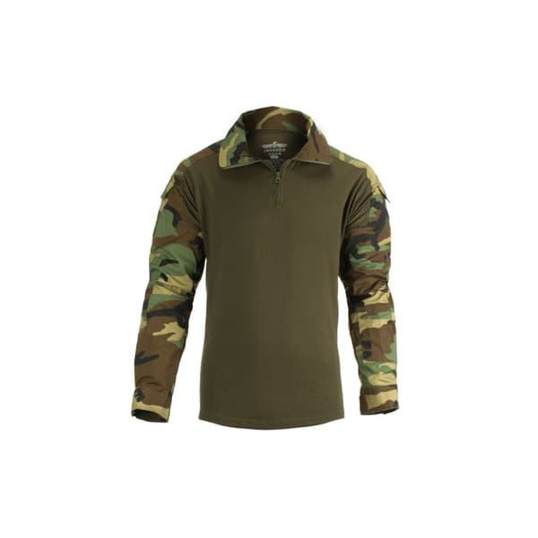 Invader Gear långärmad stridsblus - woodland
