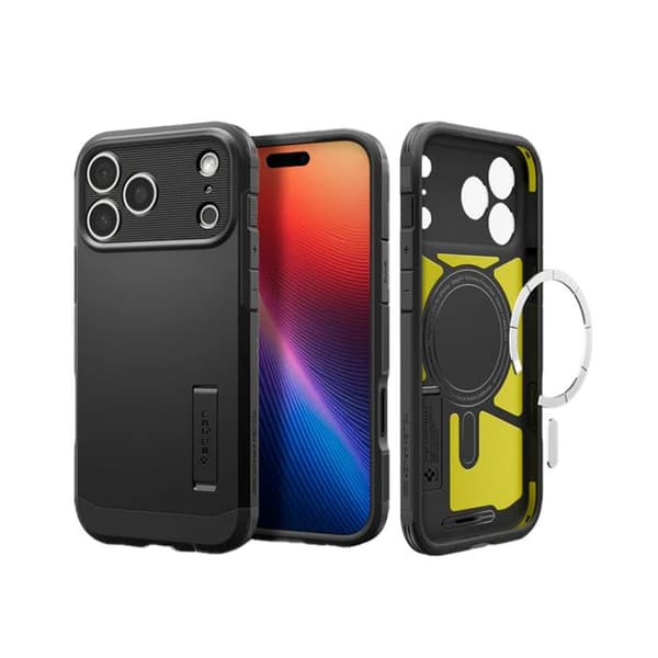 Coque Tough Armor MagSafe Apple iPhone 17 Pro Max - Svart