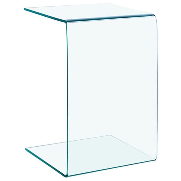 vidaXL Sidobord 40x40x60 cm Härdat glas