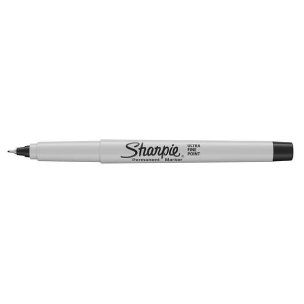 SHARPIE Permanent Marker - Ultrafin spets - Svart (2-pack)