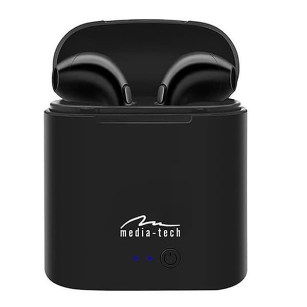 In-ear hörlurar - Media-tech - TWS - Bluetooth 4.2 - Svettålig - Powerbank
