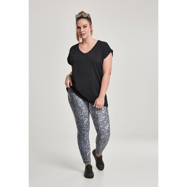 Tights dam - Urban Classic - Hög midja - Glans-effekt - Bred elastisk midja - Svart