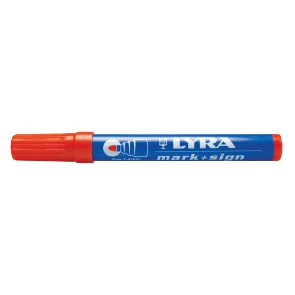 Markör - LYRA - L4020099 - Vattenresistent - Snabbtorkande bläck - Oföränderlig