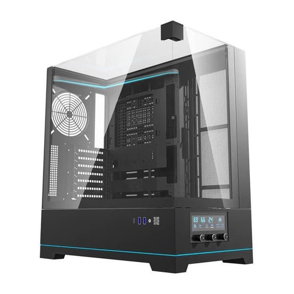 PC-chassi - DARKFLASH - DY450 - Svart - Midi Tower - 9 expansionsplatser