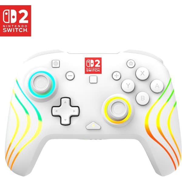 Trådlös RGB-spelkontroll - TURTLE BEACH - Afterglow Wave för Nintendo Switch 2 - Vit