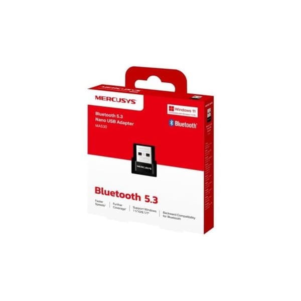USB-adapter - MERCUSYS - MA530 - Bluetooth 5.3 - Nano-storlek - Windows 11/10/8.1/7