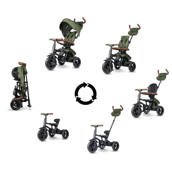 Trehjulig cykel Rito Deluxe Olive