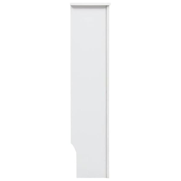 Kylarkåpa - VIDAXL - Vit - MDF - Modern lamelldesign