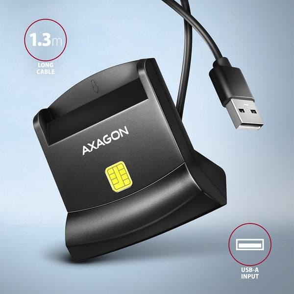 AXAGON CRE-SM4N Chipkortläsare