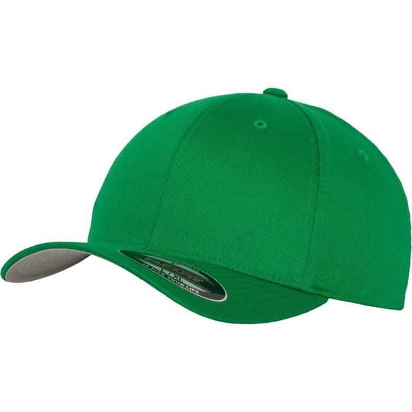 Baseballkeps - Flexfit - Wooly Combed - 6 paneler - Unisex - Peppargrön
