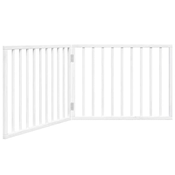 vidaXL Fällbar hundgrind 2 paneler 160 cm poppelträ 352184