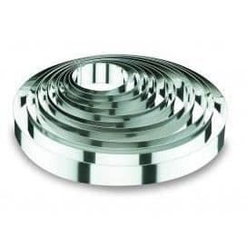 Tårtform - Rostfritt stål - 6 cm - 4,5 cm - Grå - Typ A Tårta