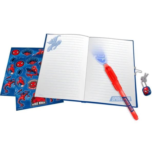 Dagbok och magisk penna Kids Licensing Marvel Spiderman