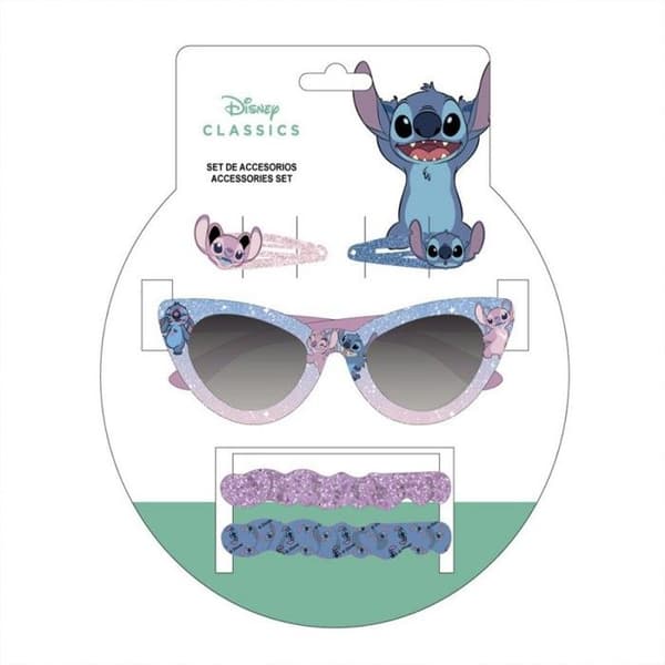 Set - Cerda - Disney Stitch - Solglasögon - Skönhetsbox - UV 4 skydd