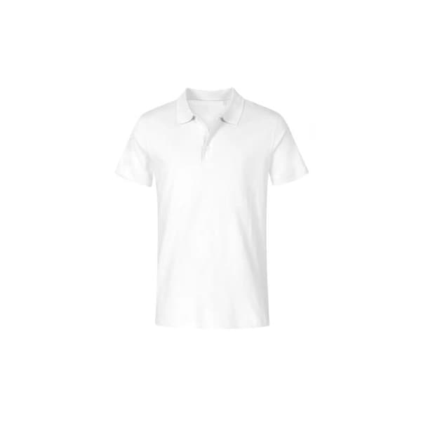Polo tröja i jersey Promodoro - vit
