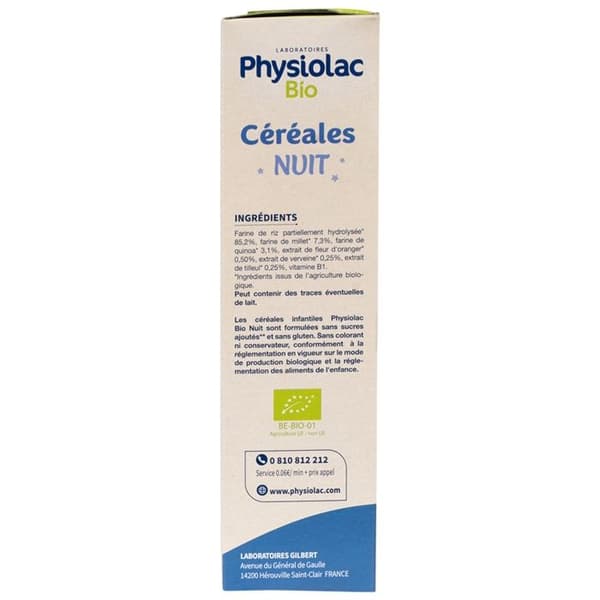 Physiolac Bio Cerealier Natt 200 g