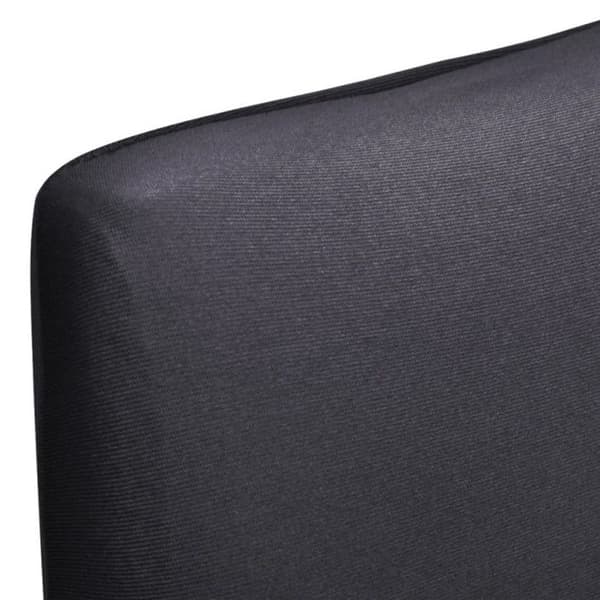 vidaXL Stretch Rak Stolsöverdrag 6 st Antracit
