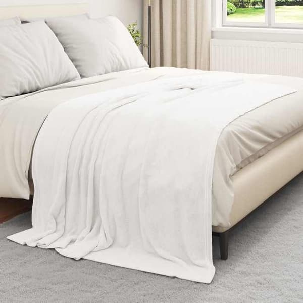 Täckning - VIDAXL - Paket med 6 engångsfiltar - Vit - 150 x 200 cm - Polyester