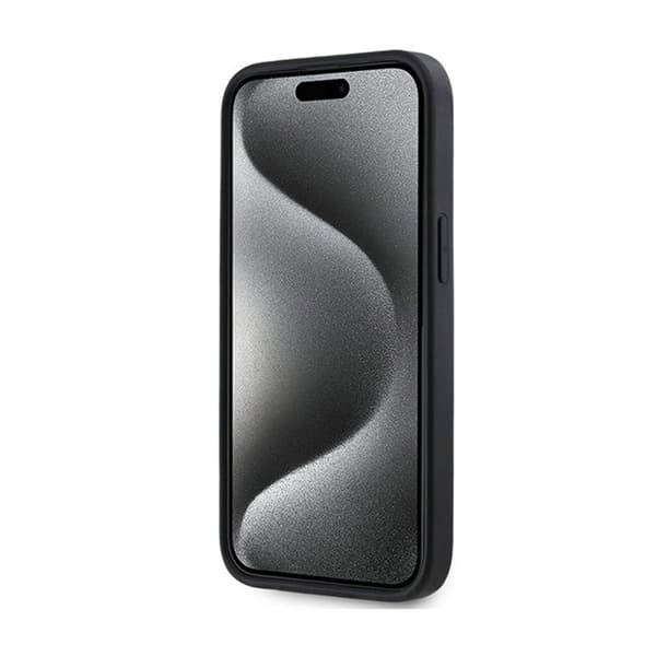 Smartphonefodral - DKNY - iPhone 15 Plus - 3D-gummi - Svart - Stötskydd