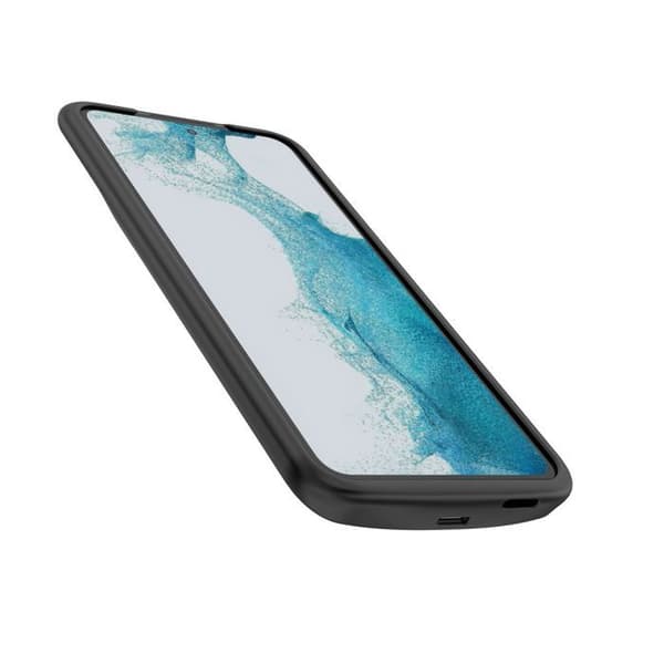 Skyddsskal - Tech‑Protect Powercase Galaxy S22+ Plus - Batteri 4800 mAh - Svart - TPU/PC