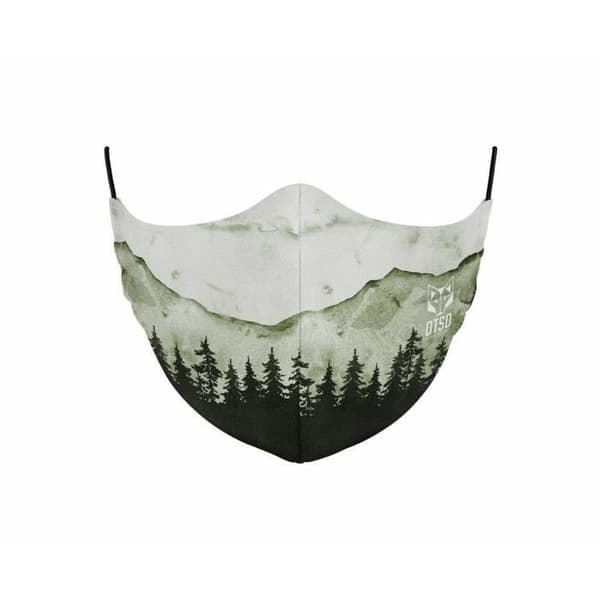 Otso Forest ansiktsmask - grön skog - S/M