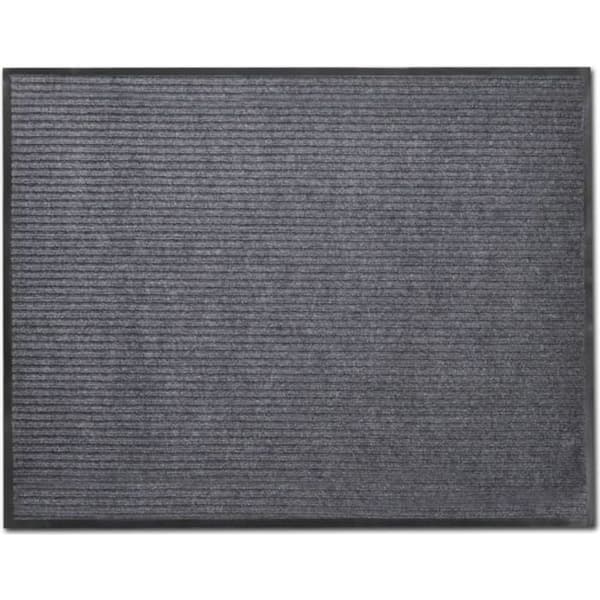 vidaXL PVC Entrématta Grå 90 x 120 cm