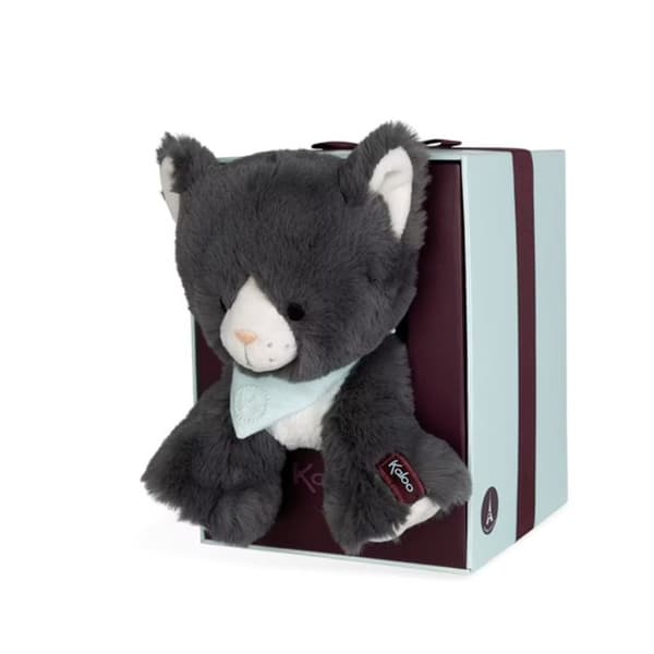 Peluche - KALOO - LES AMIS - Chamallow le Chat - 14 cm - Vit - För Bebis