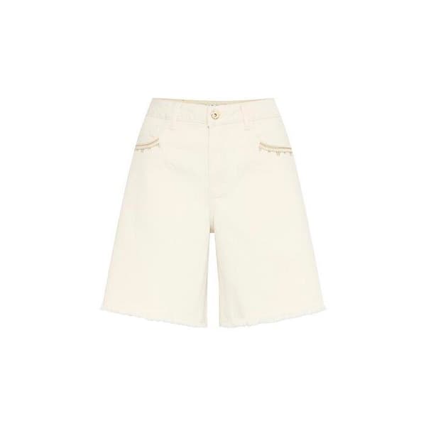 Korta högmidjade jeans för kvinnor Pulz Jeans Luca