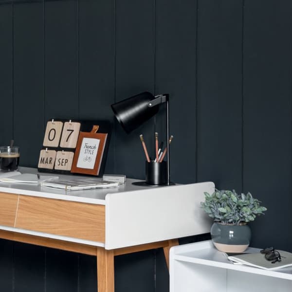 Bordslampa Design "Elio" 34cm Svart