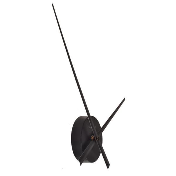Small Hands Väggklocka - NEXTIME - Aluminium - Silver - Svarta siffror - Ø 48cm