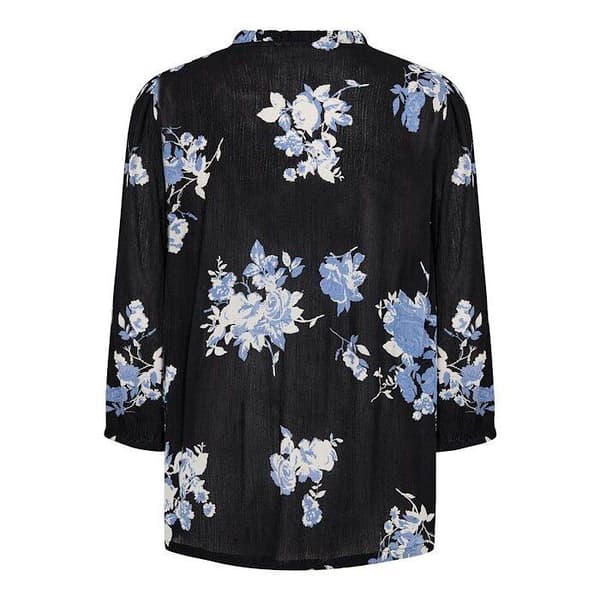 Blus med 3/4 ärm dam KAFFE Edita