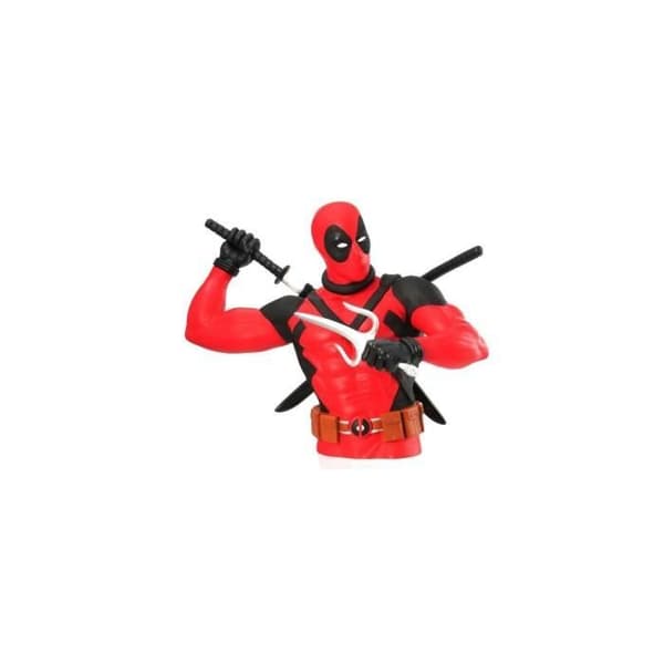 Byst med spargris - MONOGRAM - Ny Deadpool - 20 cm - Röd - Unisex