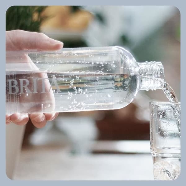 Pack 2 Flaskor BRITA - För SodaONE-maskin - Kapacitet 1L - PET