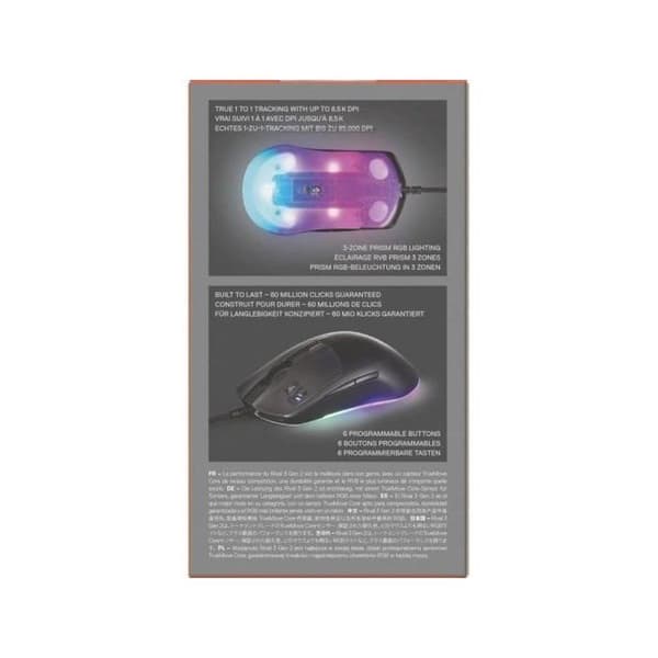 Souris Steelseries Rival 3 Gen 2 - Svart