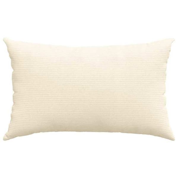 vidaXL Soffkuddar 2 st Kräm 50 x 30 cm 42013647