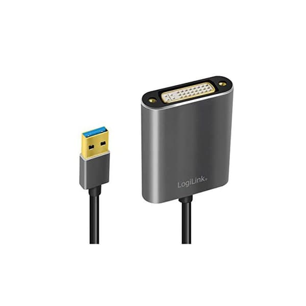 Externt videoadapter - LogiLink - USB 3.0 - DVI - SuperSpeed - DVI-stöd