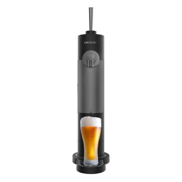 Cecotec Bärbar Öl Distributör för Burkar och Flaskor BeerFlow 500. Fungerar med AA 1,5V-batterier, Skumkontroll
