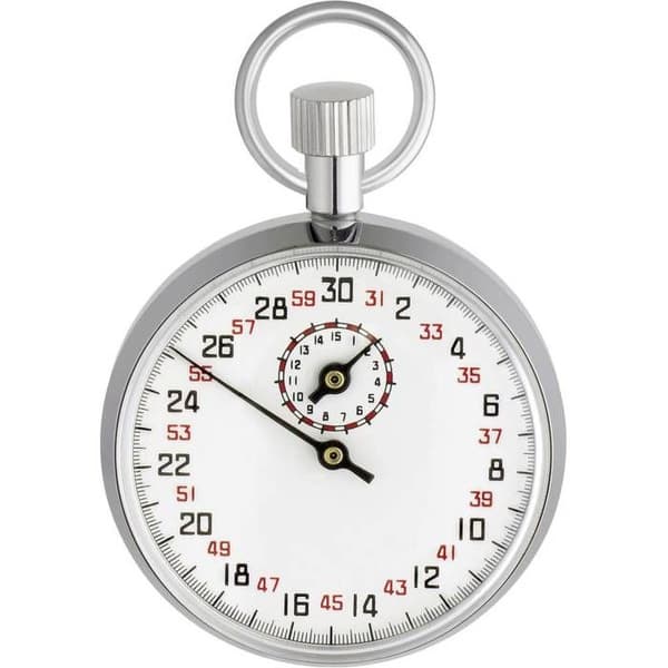 TFA Dostmann 38.1021 Analog mekanisk klocka silver - multisport